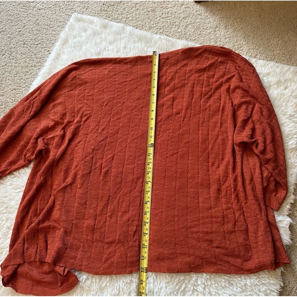 Dress barn cardigan open short sleeve  lightweight boho summer dolman sleeve - Picture 8 of 8